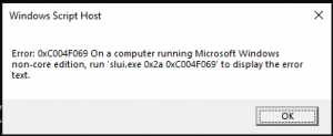 Activation Error